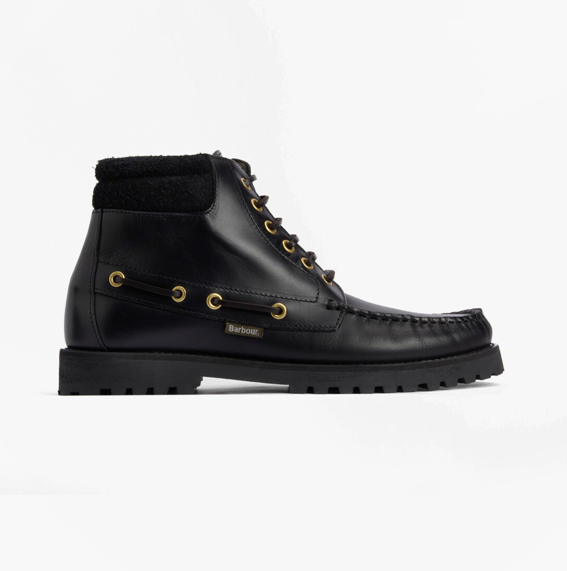 Barbour TILLER Mens Moccasin Boots Black