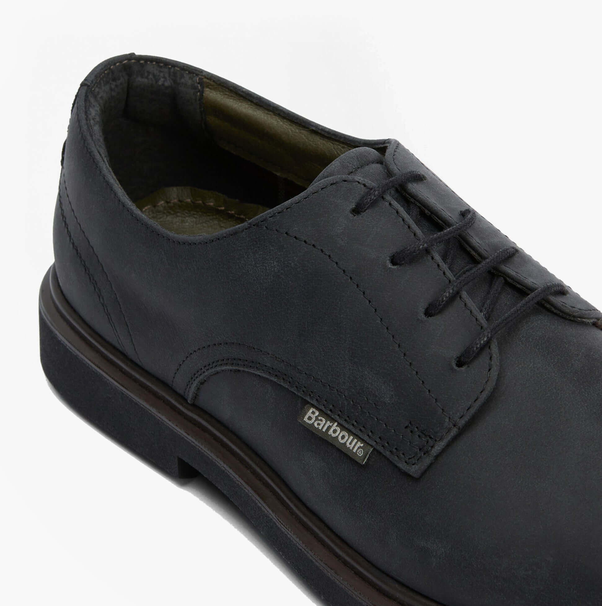 Barbour CARTHY Mens Derby Shoes Black