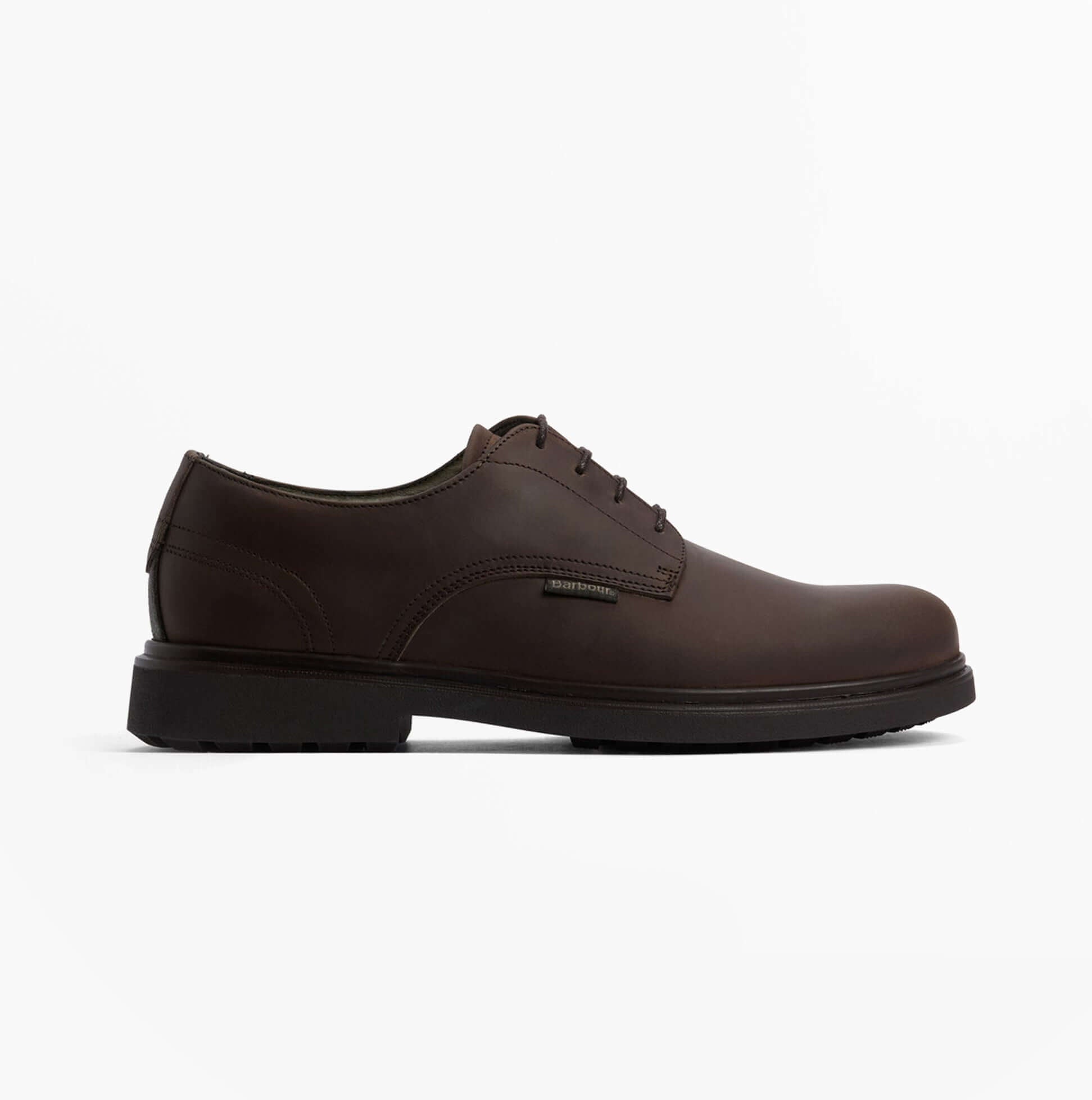 Barbour CARTHY Mens Derby Shoes Dark Brown