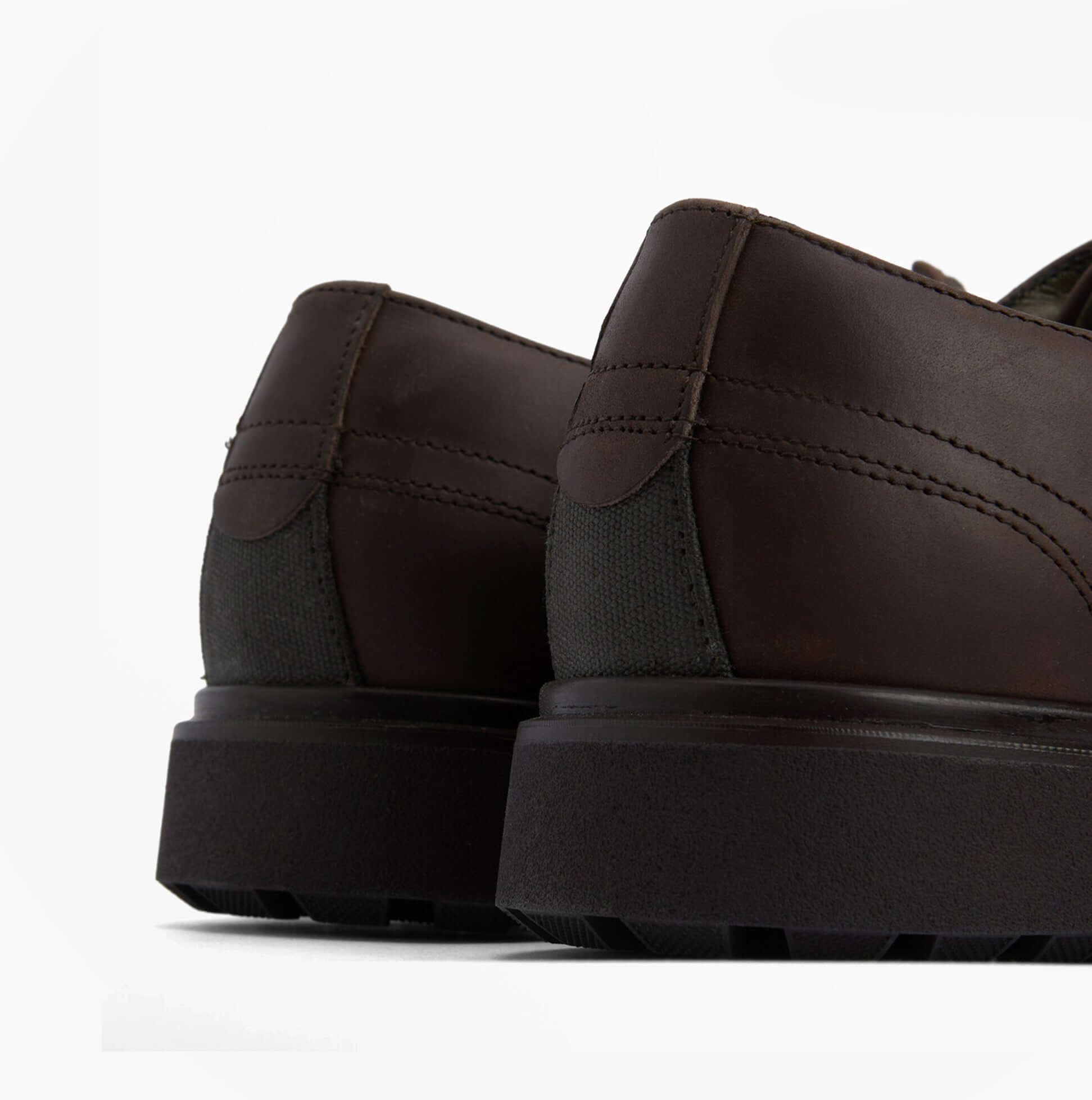 Barbour CARTHY Mens Derby Shoes Dark Brown