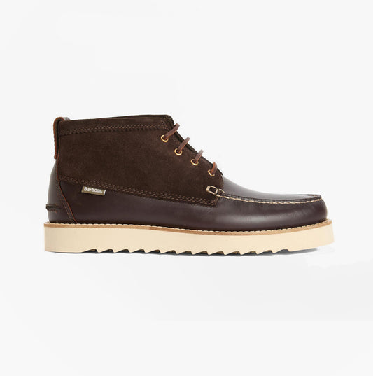 Barbour HADSTON Mens Chukka Boots Dark Brown