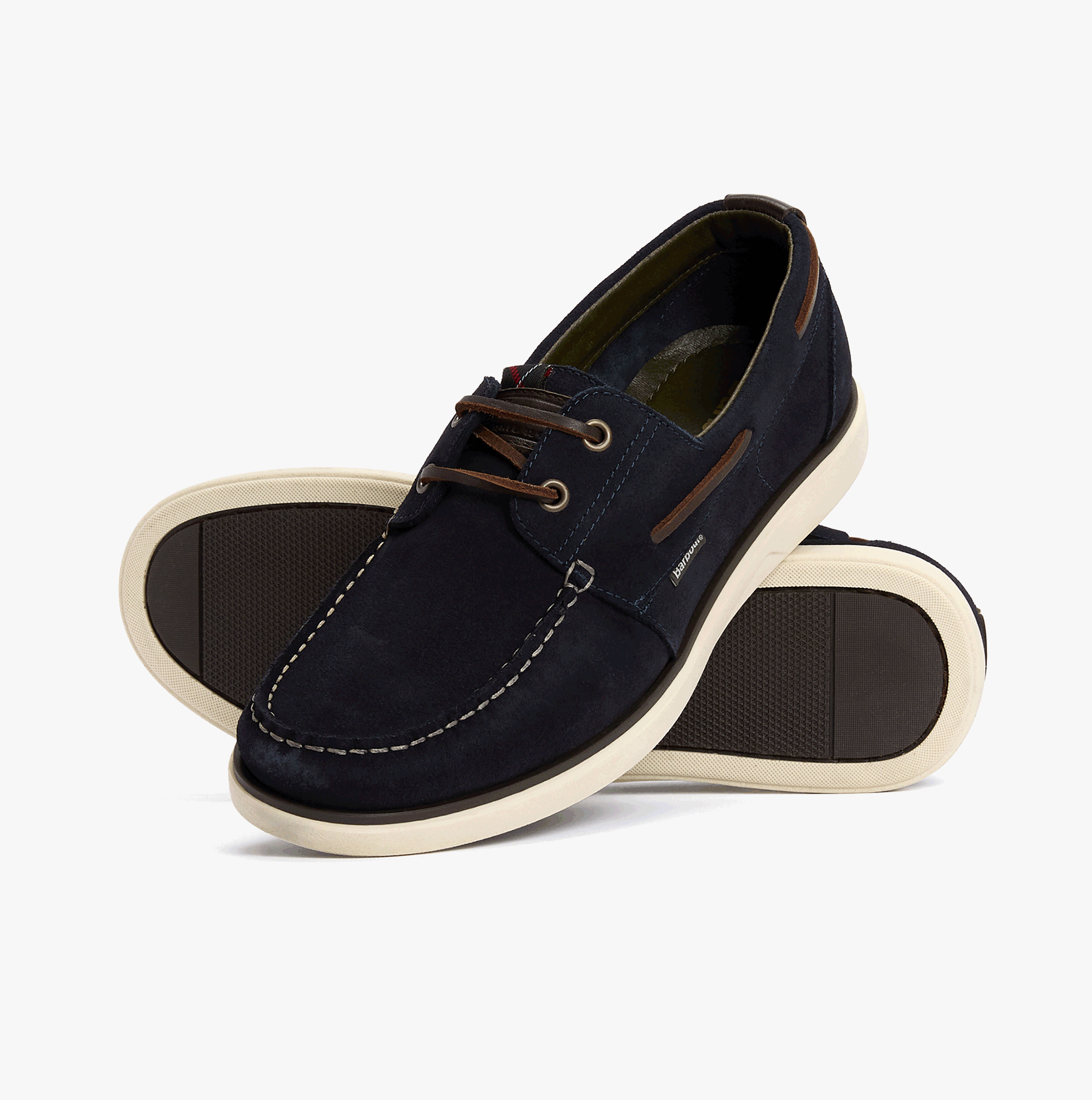 Barbour ROTHLEY Mens Boat & Deck Shoes Navy Suede
