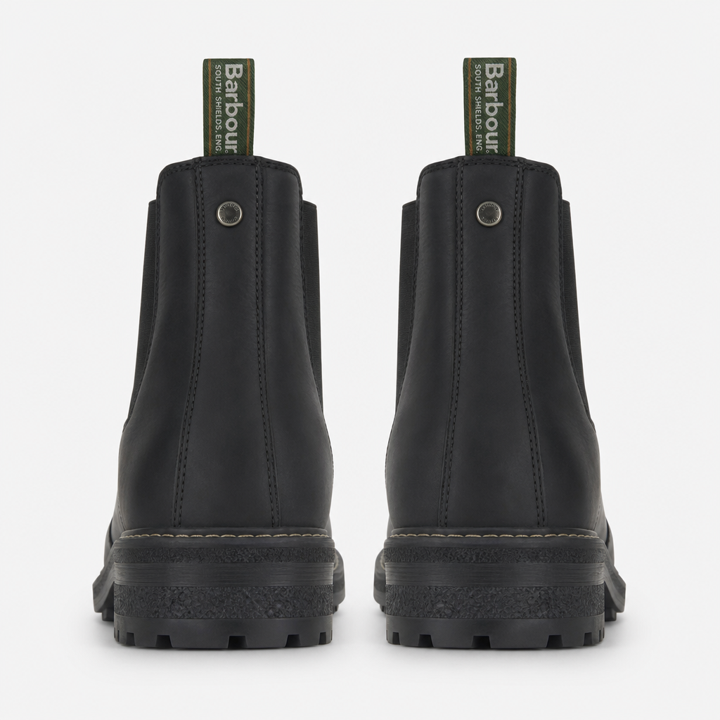 Barbour EMBLETON Mens Chelsea Boots Black