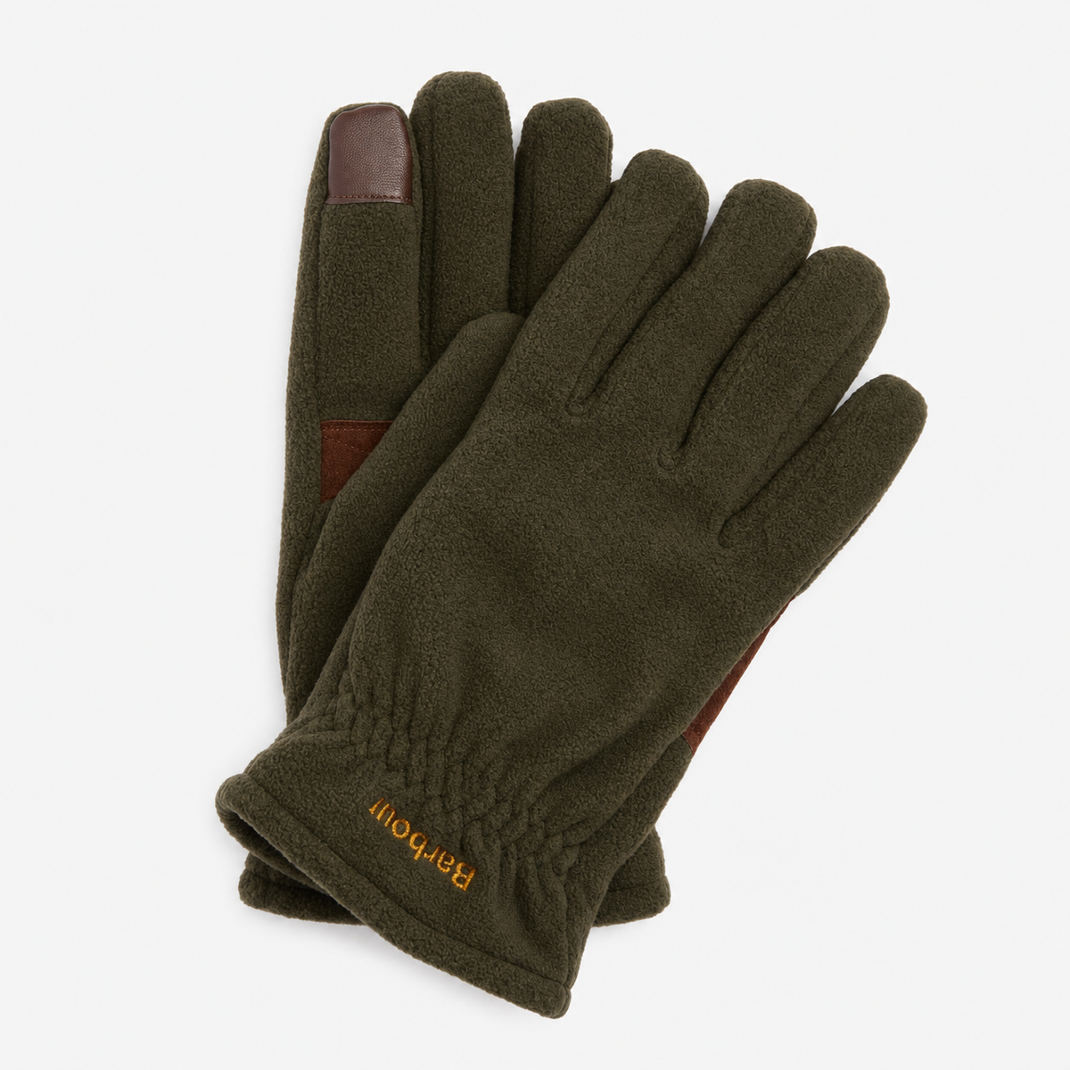 Barbour COALFORD FLEECE Mens Gloves Olive