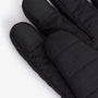 Barbour PEAK LEGACY GLOVES Mens Black detail view showing touchscreen compatible fingertips and baffle quilting features.