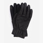 Barbour OVERDALE WATERPROOF GLOVE Mens Black - front view showing non-slip palms and breathable fabric.
