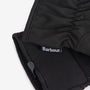 Detail view of Barbour OVERDALE WATERPROOF GLOVE Mens Black showcasing fabric and branding.