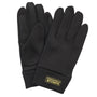 Barbour BALFOUR GLOVES Mens Black front view showing non-slip palms and badge logo on cuffs.