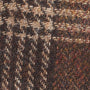Barbour DEVERON TWEED GLOVE Mens Rustic Mix close-up view of contrasting tweed detail, showcasing rich textures and colors.