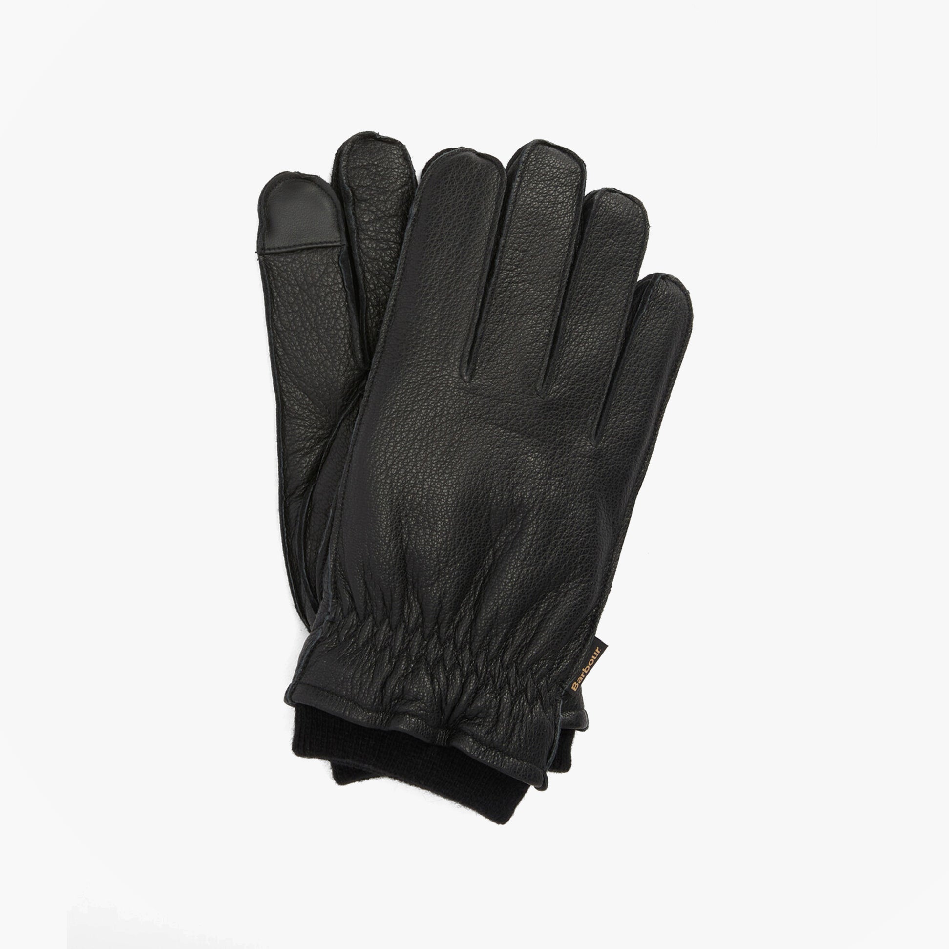 Barbour HIGHFIELD LEATHER Mens Gloves Black