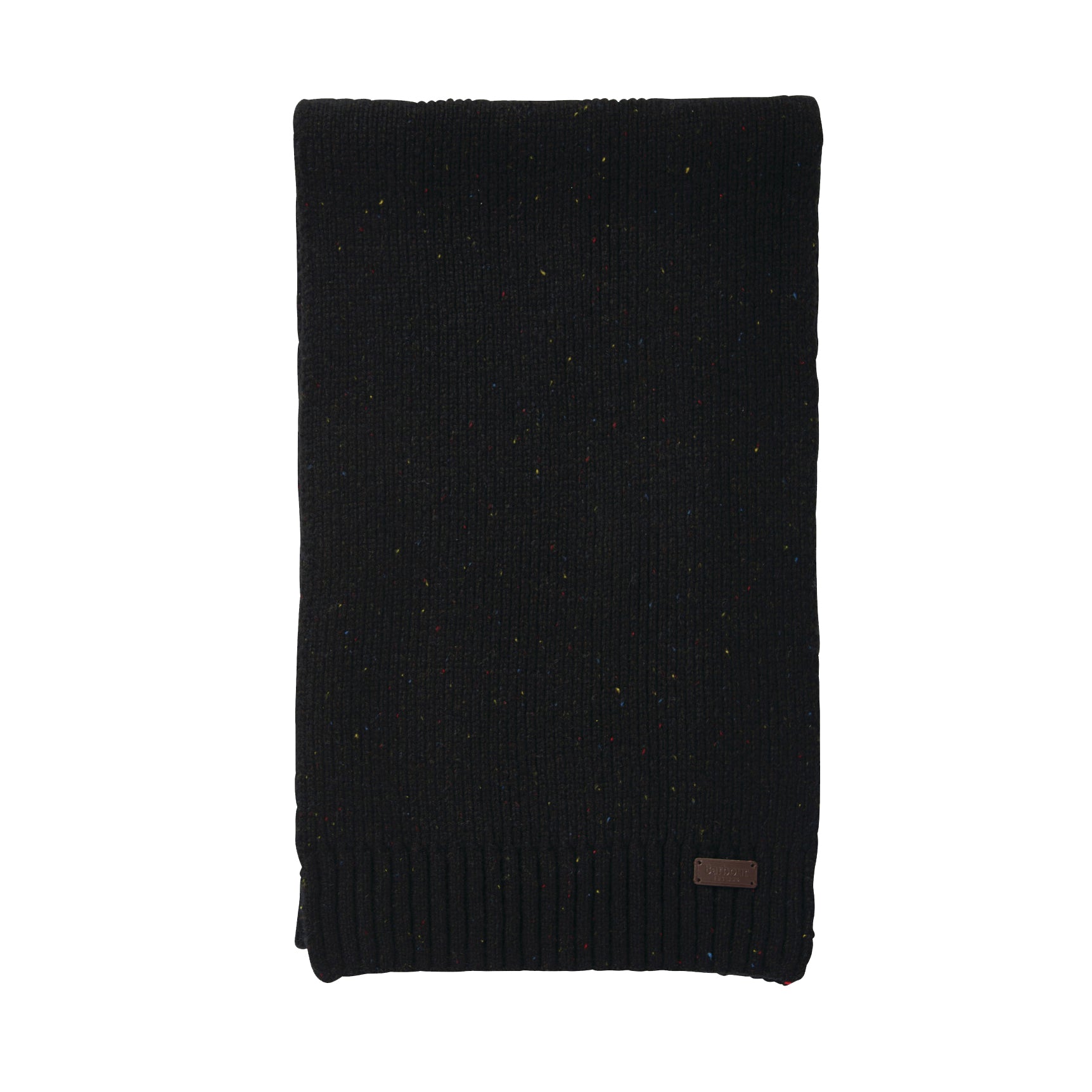 Barbour CARLTON FLECK BEANIE & SCARF Gift Set Mens Black