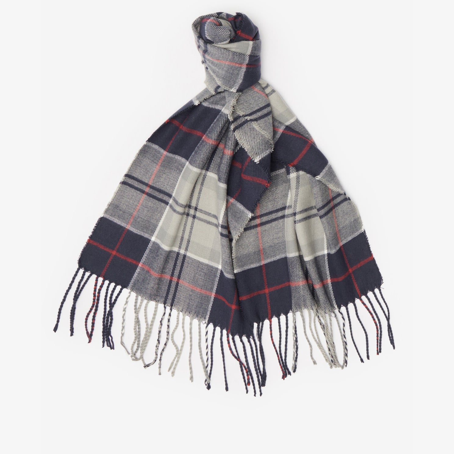 Barbour SWINTON  & GALINGALE Hat & Scarf Gift Set Mens Blue Granite