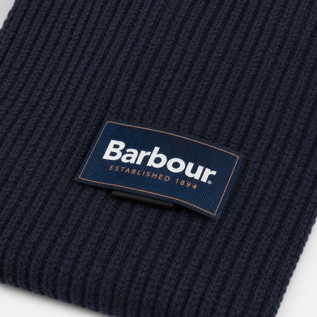 Barbour CASCADE BEANIE & SCARF SET Mens Beanie Navy