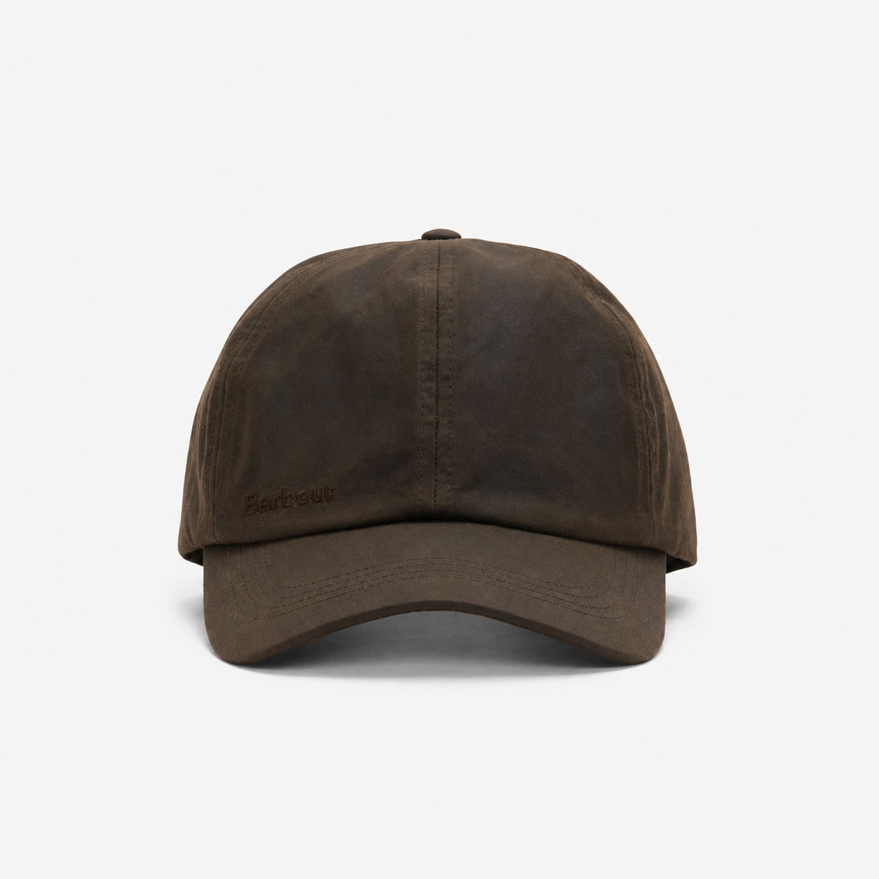 Barbour WAX Mens Baseball Cap Dark Brown