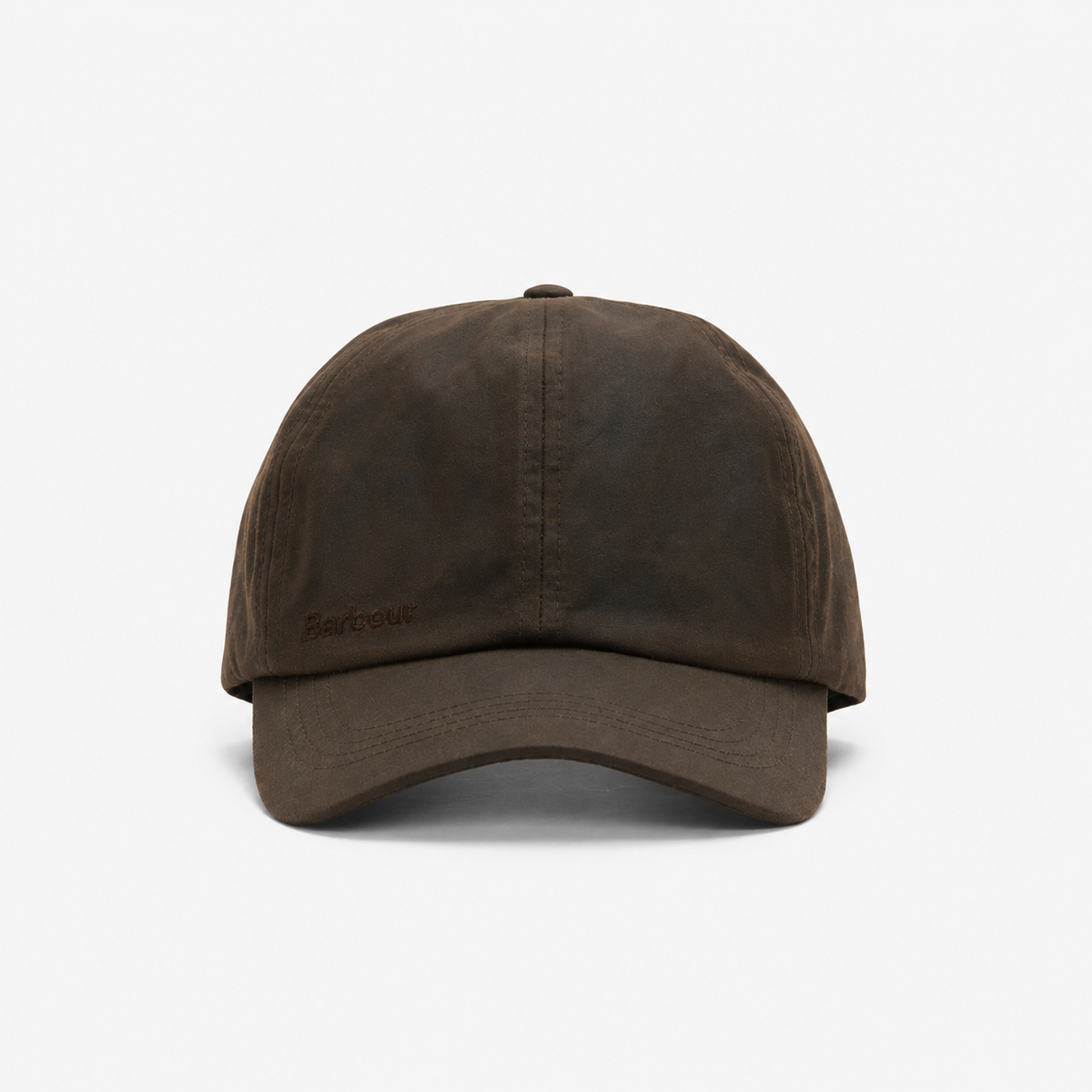 Barbour WAX Mens Baseball Cap Dark Brown