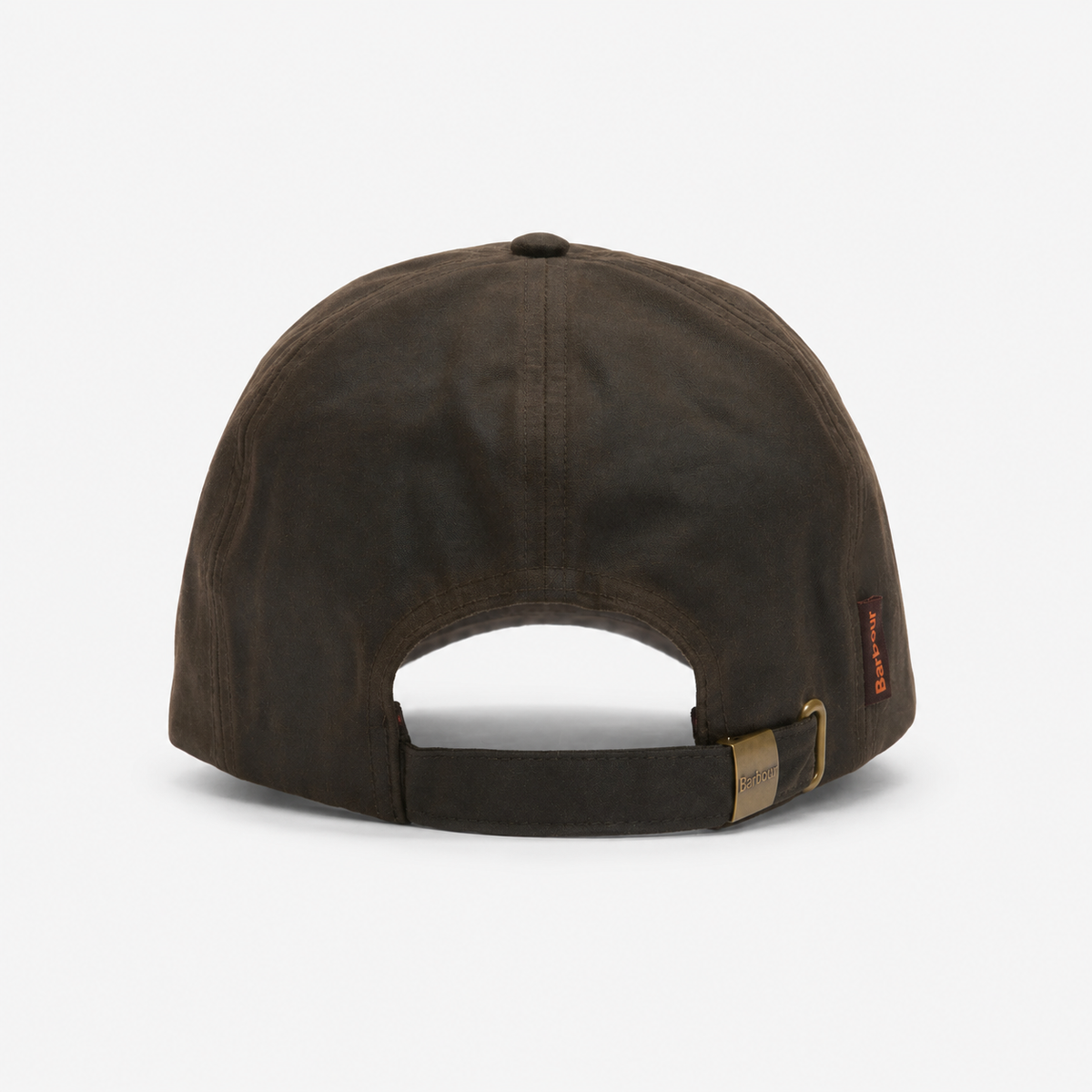 Barbour WAX Mens Baseball Cap Dark Brown