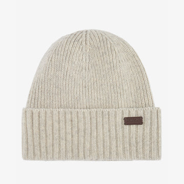Barbour CARLTON Mens Beanie Light Grey