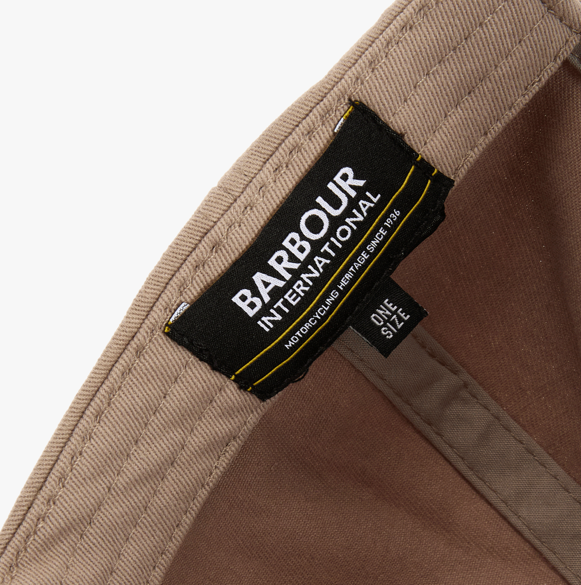 Barbour NORTON DRILL Mens Baseball Cap Concrete