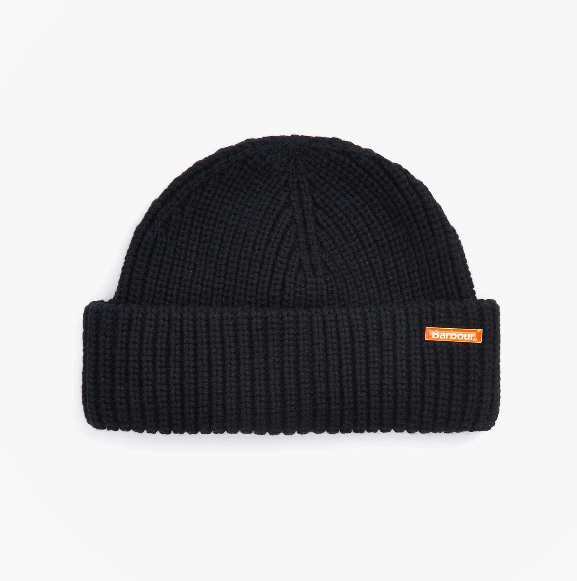 Barbour MOSELY Mens Fisherman Beanie Black