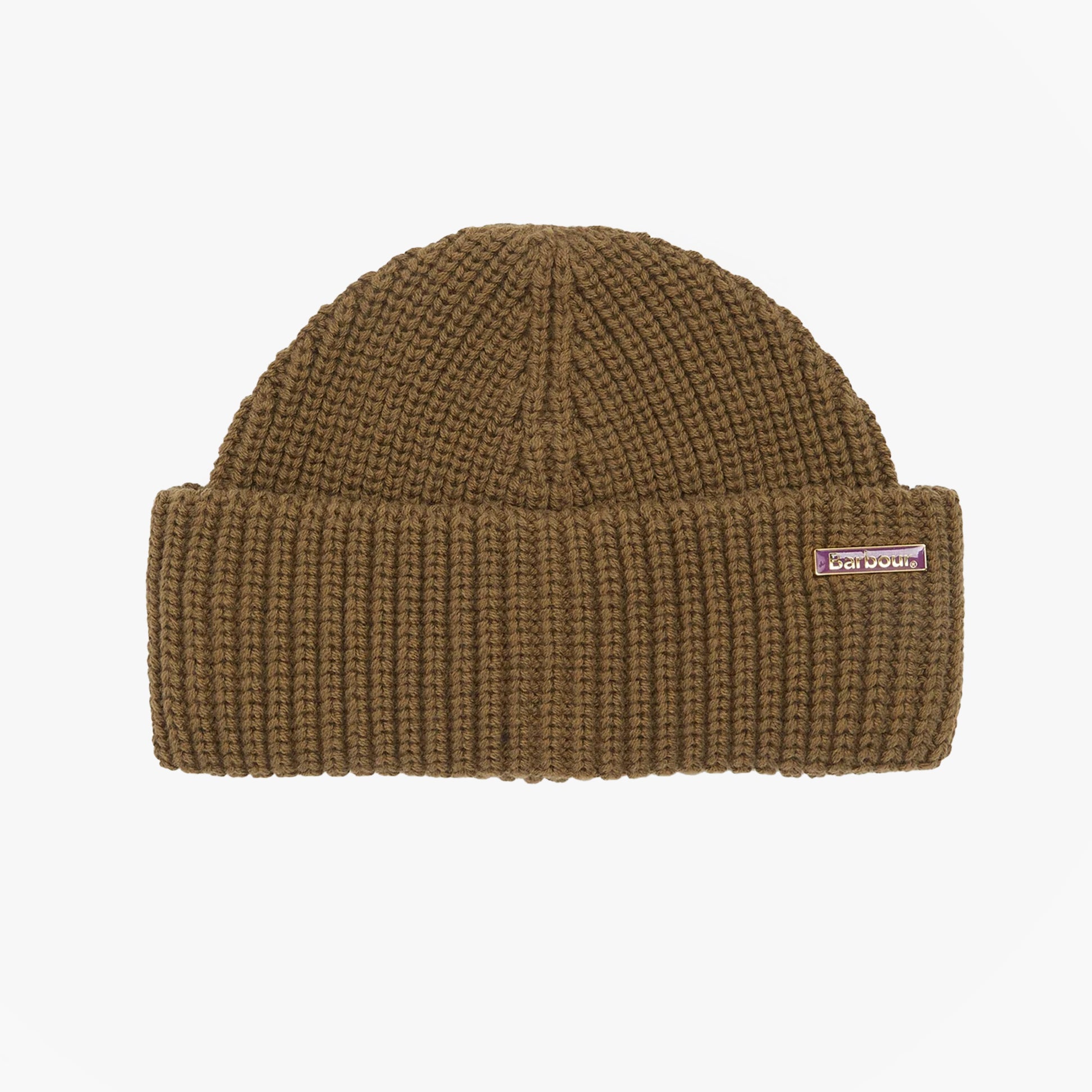 Barbour MOSELY Mens Fisherman Beanie Light Sage