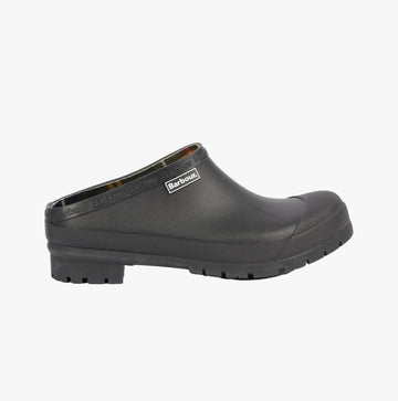 Barbour QUINN Mens Clogs Black