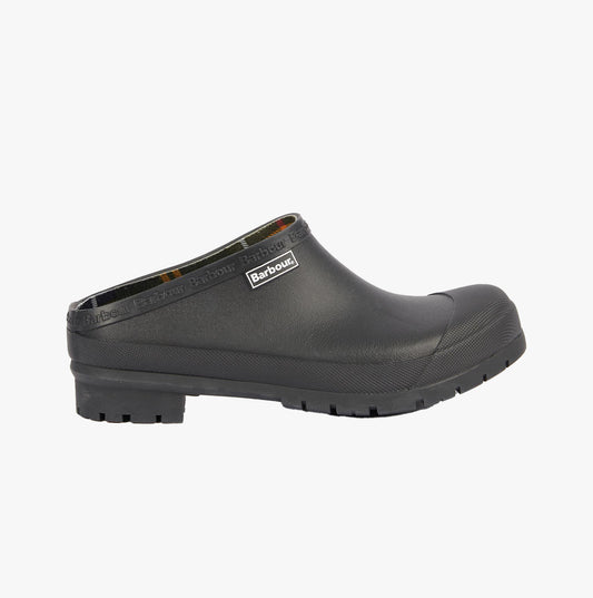 Barbour QUINN Mens Clogs Black