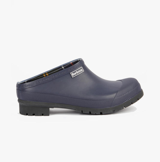Barbour QUINN Mens Clogs Navy