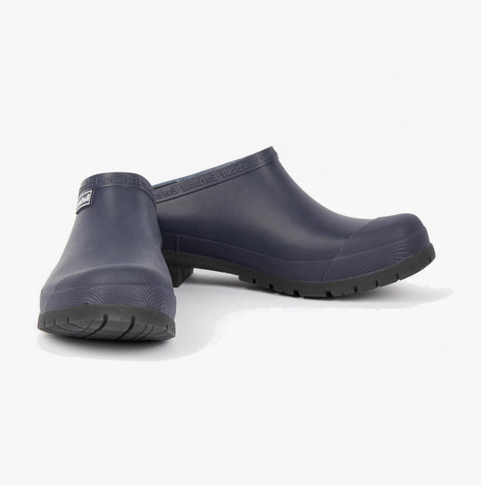 Barbour QUINN Mens Clogs Navy