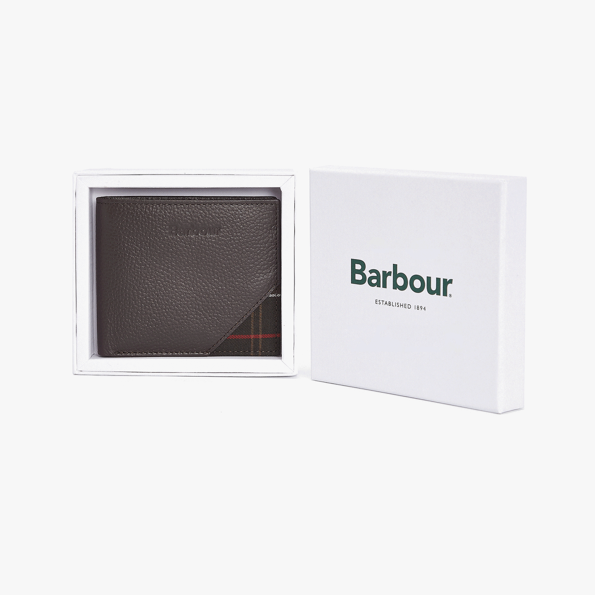 Barbour TARBERT Mens Wallet Chocolate Brown