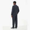 Barbour LAITH Mens Pyjama Set Black Slate Tartan