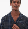 Barbour LAITH Mens Pyjama Set Black Slate Tartan