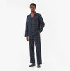 Barbour LAITH Mens Pyjama Set Black Slate Tartan