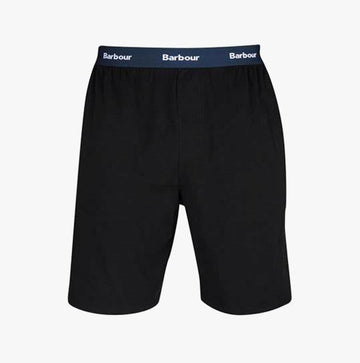 Barbour ABBOTT Mens Cotton Lounge Shorts Black
