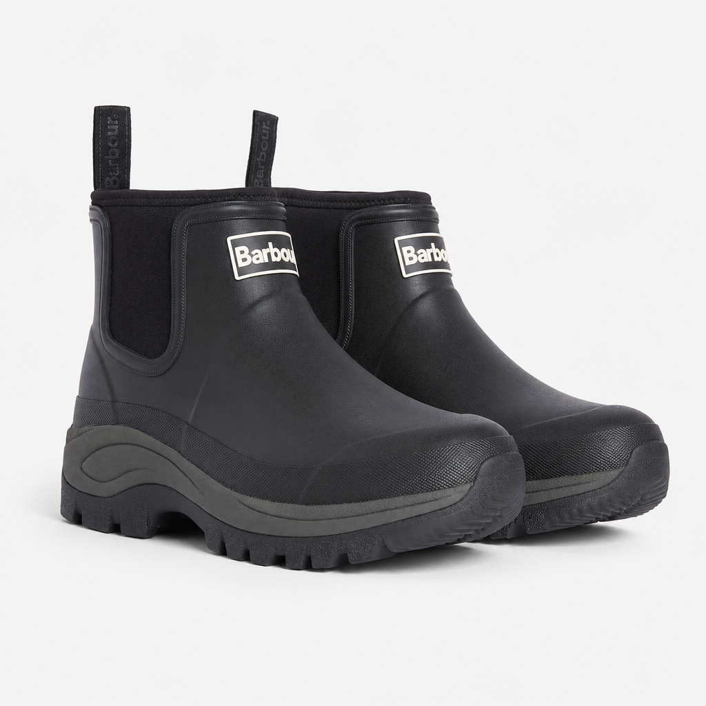 Barbour MATFEN CHELSEA Mens Wellingtons Black