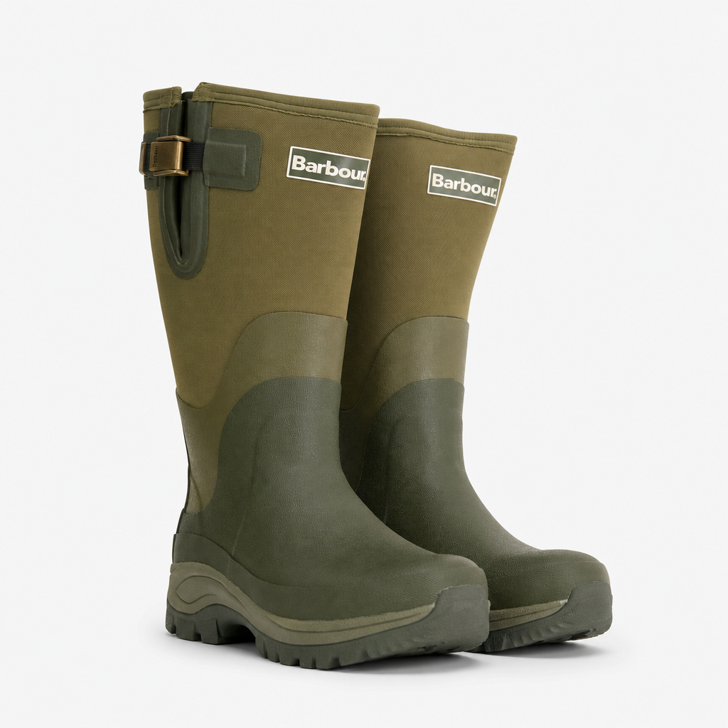Barbour TYNESIDE TALL Mens Wellingtons Olive