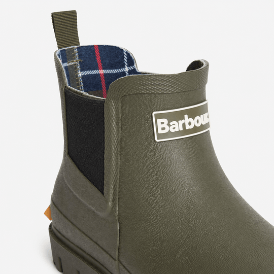 Barbour ANDALE CHELSEA Mens Wellies Dark Olive