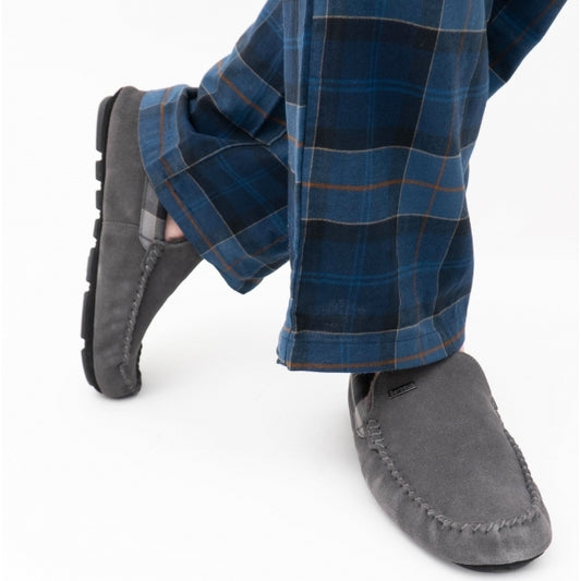 Barbour MONTY Mens Slippers Dark Grey