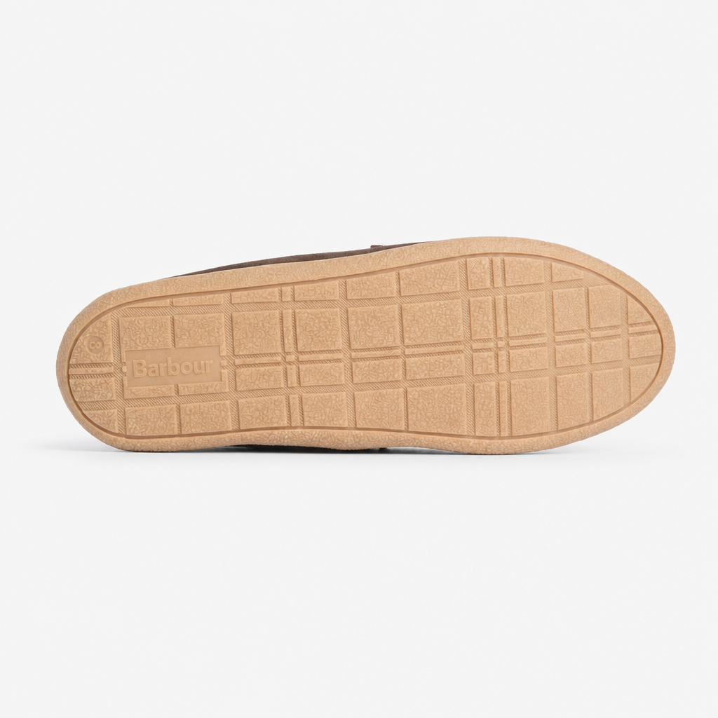 Barbour ALBERT Mens Moccasins Brown Suede