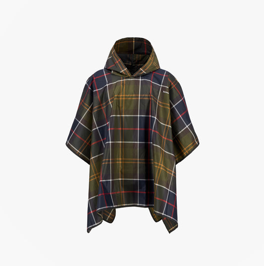 Barbour Mens TARTAN SHOWERPROOF PONCHO Classic Tartan