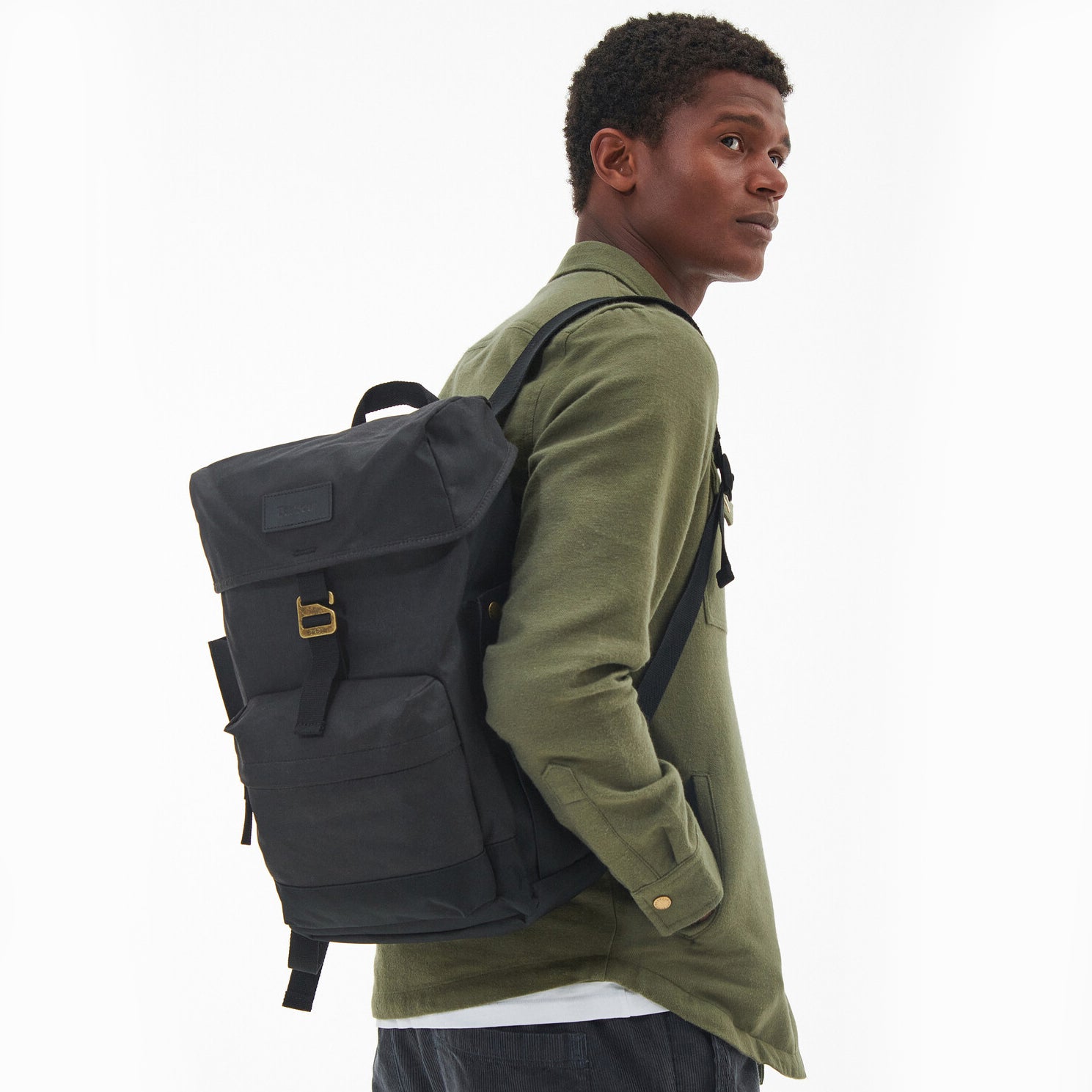 Barbour ESSENTIAL WAX BACKPACK Unisex Adults Backpack Black