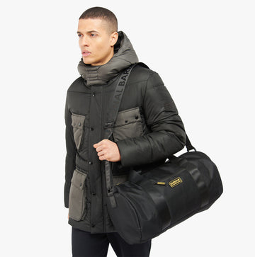 Barbour KNOCKHILL Unisex Adults Holdall Bag Black