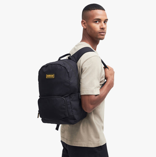 Barbour RACER TRAVEL Unisex Adults Backpack Black