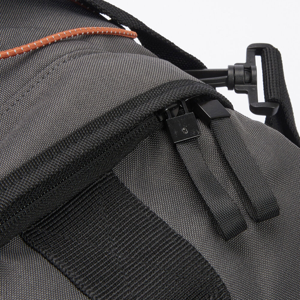 Barbour ARWIN CANVAS Unisex Adults Duffle Bag Charcoal/Ginger