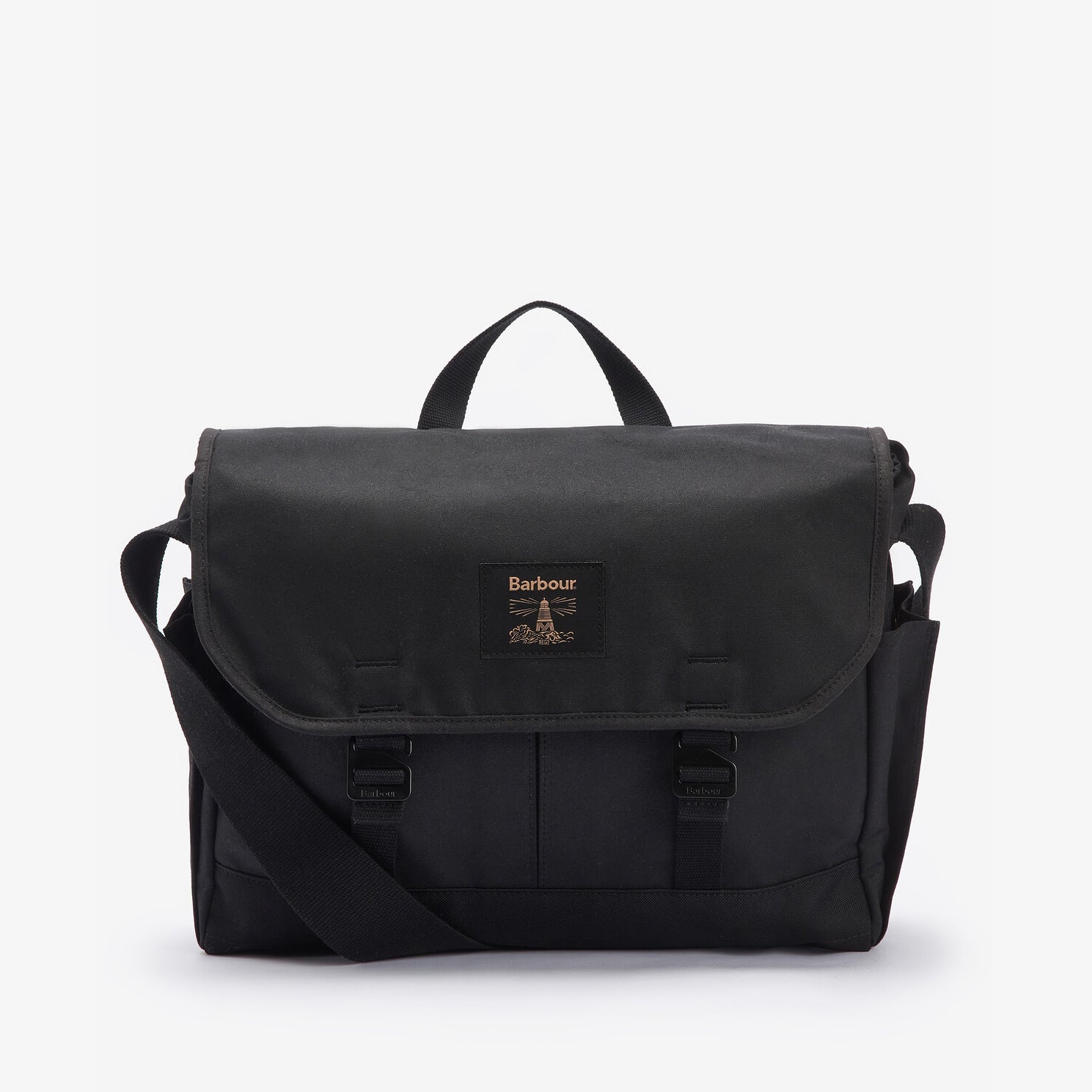 Barbour FIELD WAX Unisex Adults Messenger Bag Black