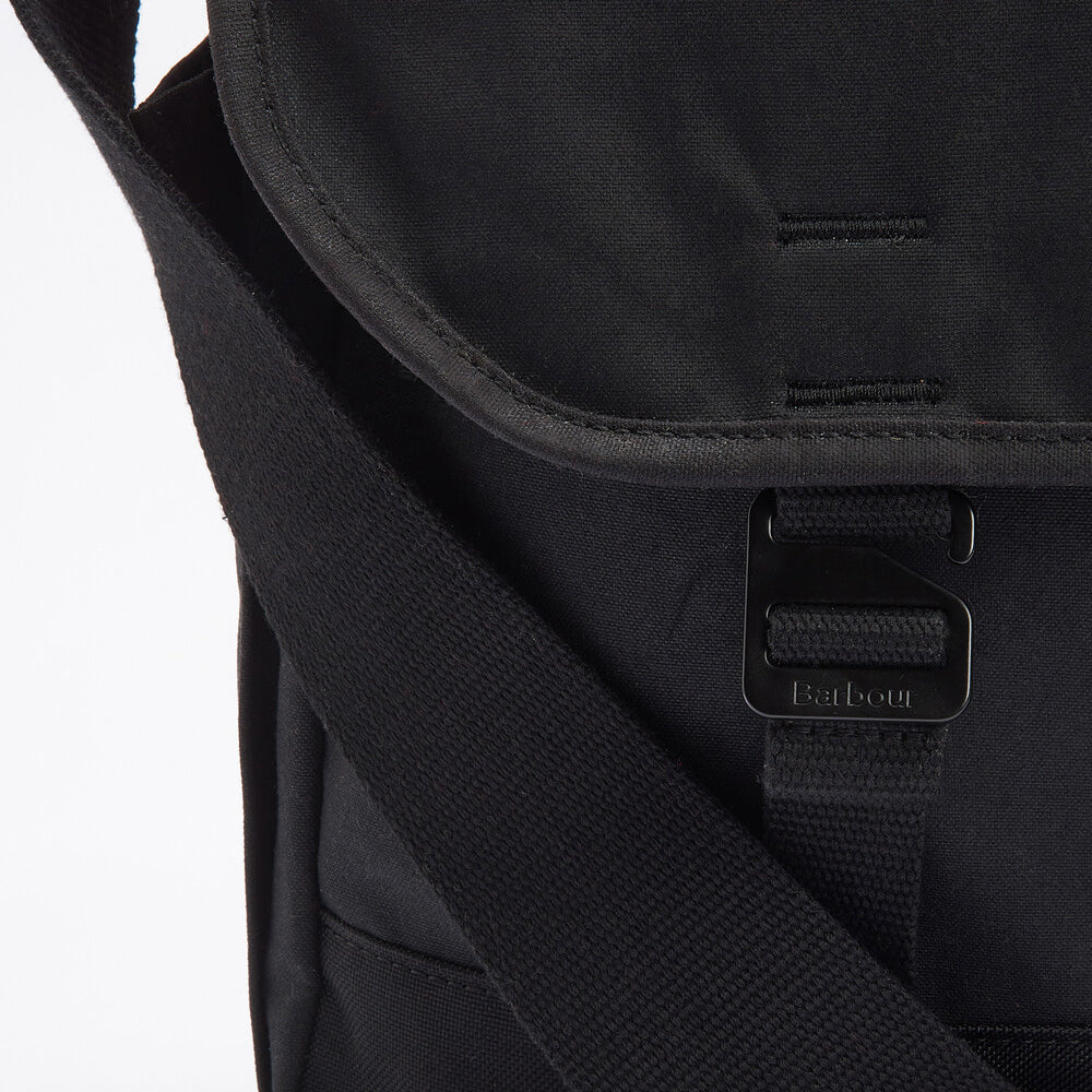 Barbour FIELD WAX Unisex Adults Messenger Bag Black