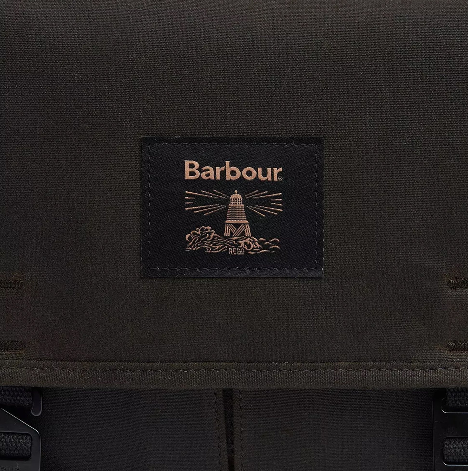 Barbour FIELD WAX Unisex Adults Messenger Bag Olive
