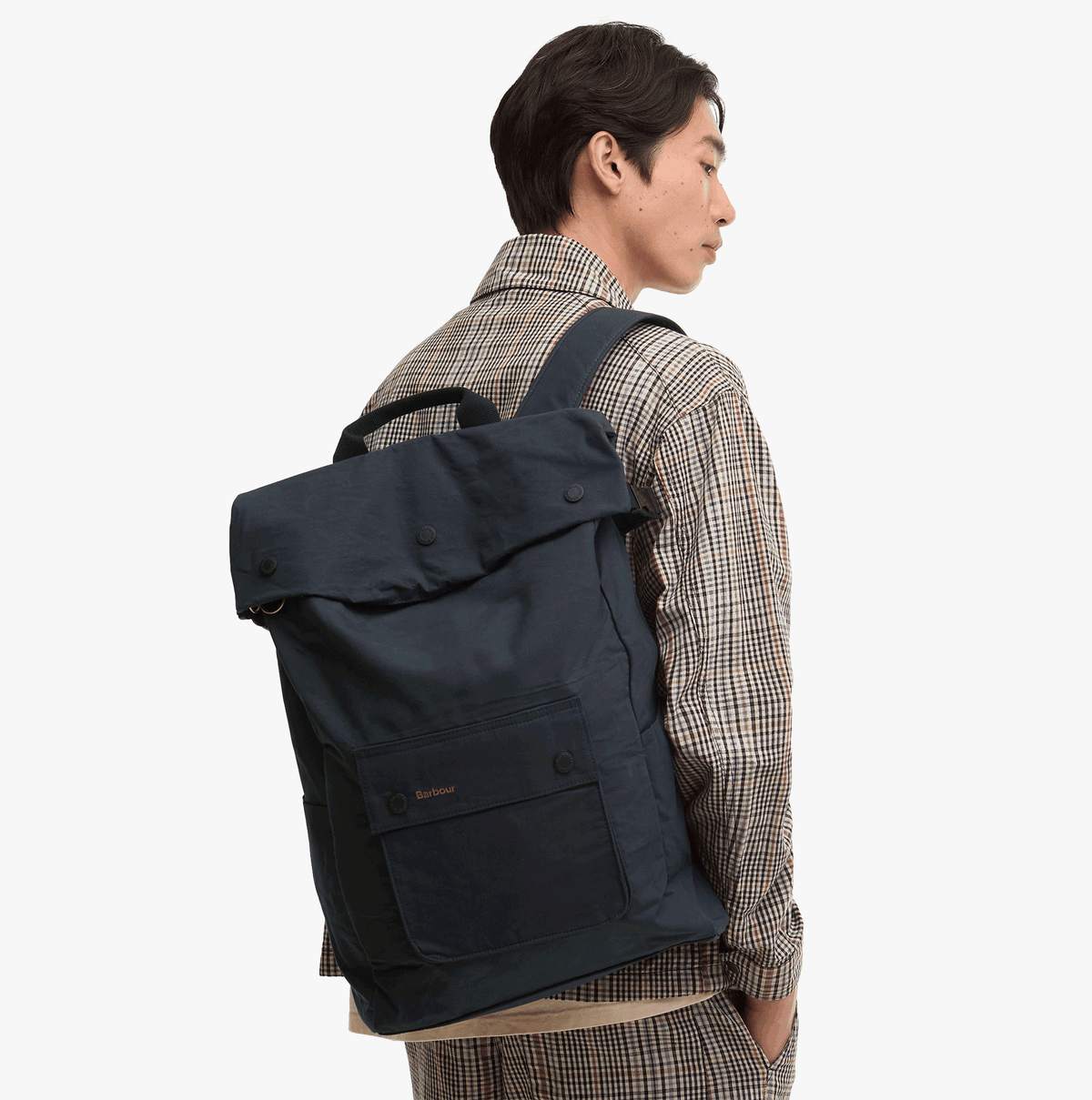 Barbour TRANSPORT Unisex Backpack Navy