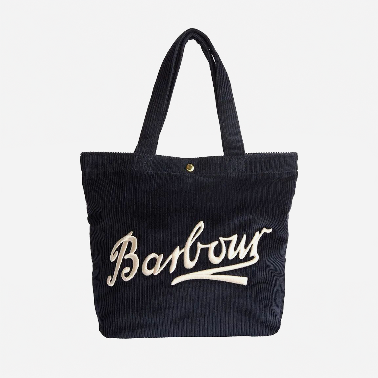 Barbour MINI CARRICK CORD TOTE Womens Tote Bag Navy