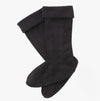 Barbour Fleece Wellington Unisex Socks Black