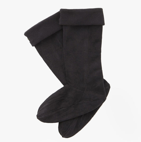 Barbour Fleece Wellington Unisex Socks Black